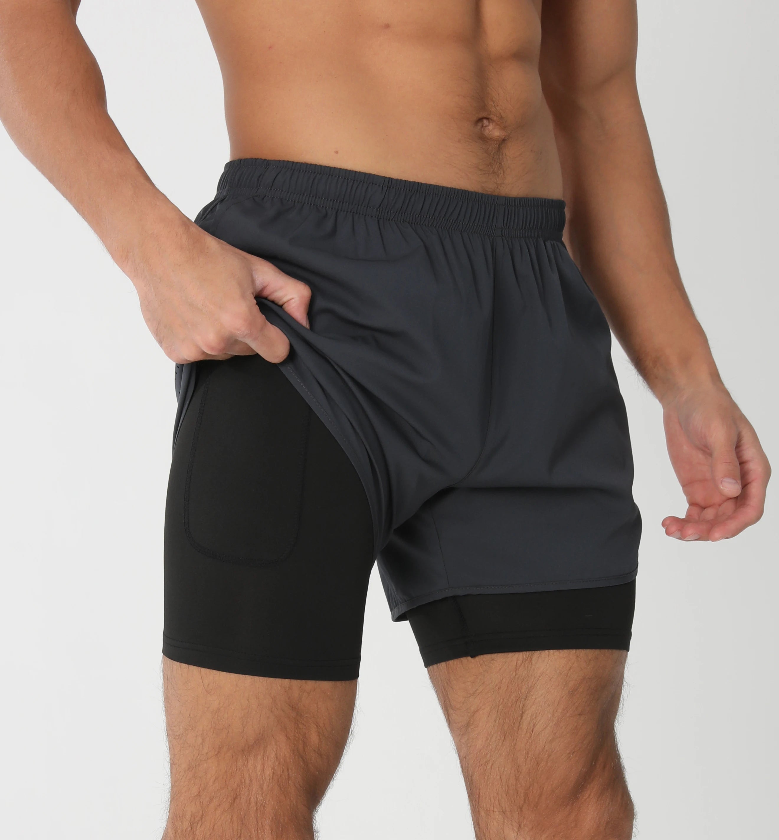 Men's Running Shorts With Inner Lining
