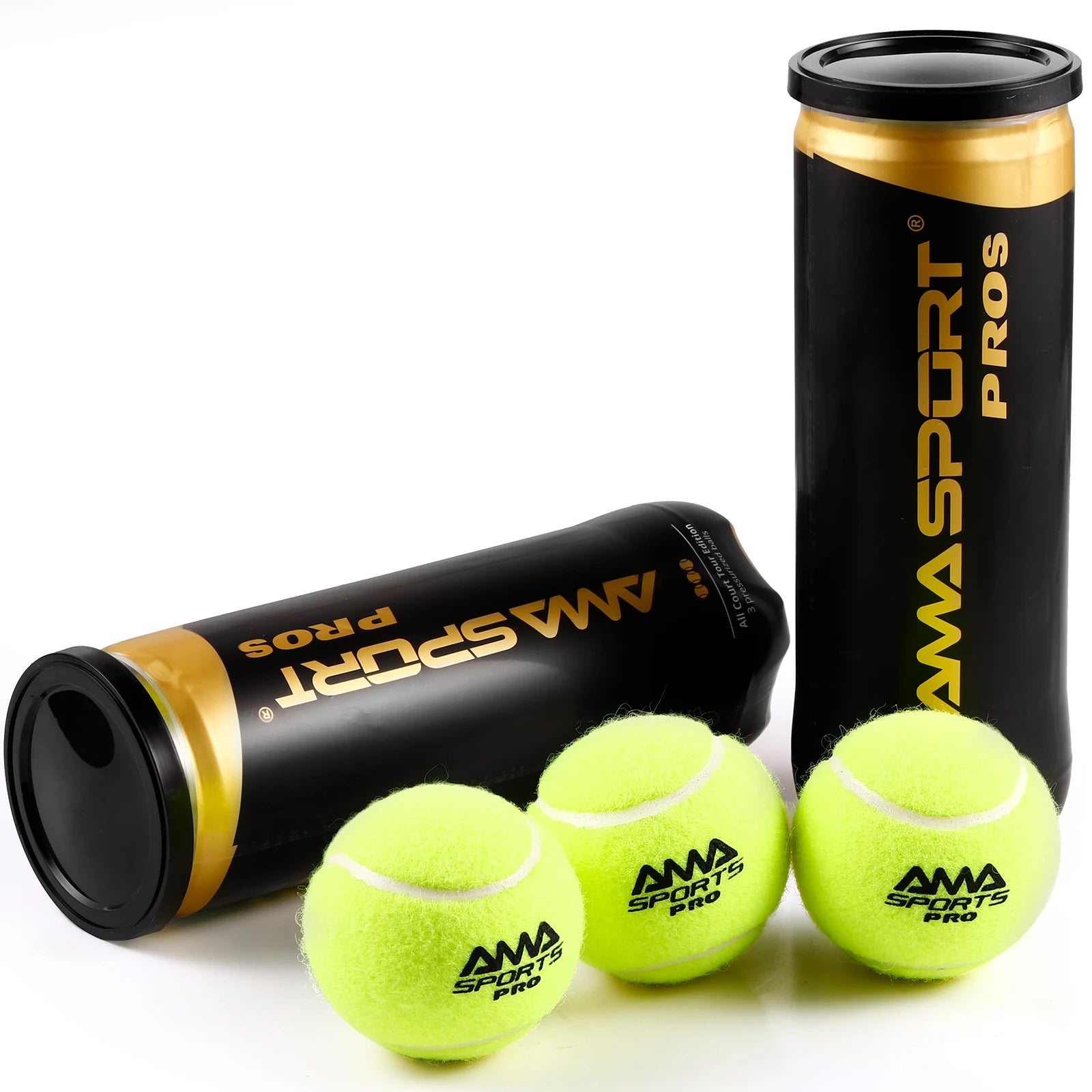 Padel Balls Pack of 3 - Tournament Grade