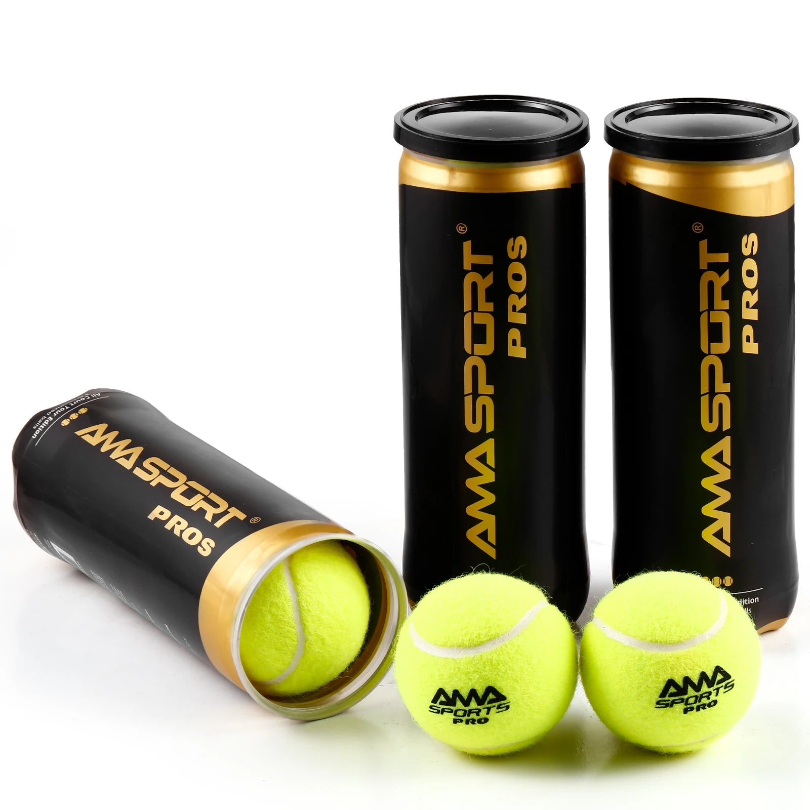 Padel Balls Pack of 3 - Tournament Grade